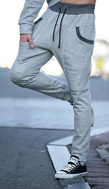 Fashionable Men's Casual Trousers Unique Pocket Design Footwear Trousers Casual Trousers
