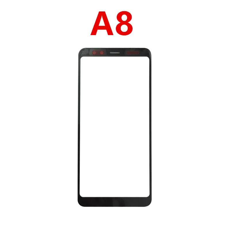 10 шт./лот для Samsung Galaxy A8/A8 Plus 2018 сенсорный экран внешнее стекло переднее ЖК-стекло