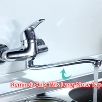 free shipping shower faucet for bathroom long nose outlet stainless steel2025303540cm kitchen faucets accessories 360 rotate