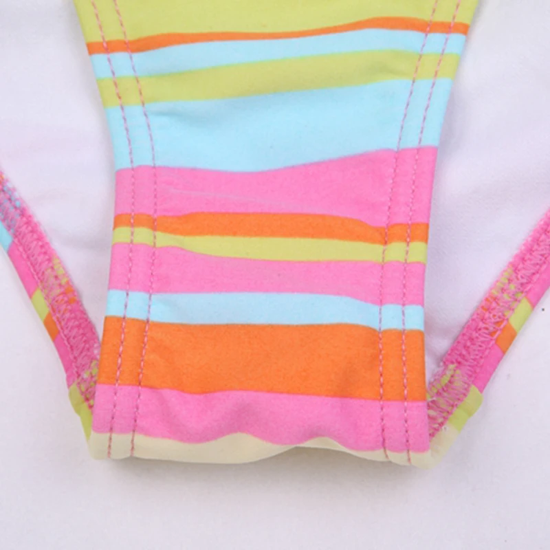 Amazing Rainbow Bathing Knitted Swimwear Woman Bikini 2019 Swimming Pool Suits Strappy Fully Lined Swimsuit | Женская одежда