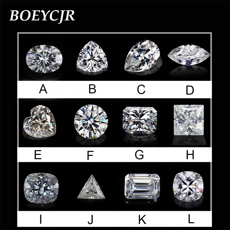 BOEYCJR D Цвет изумруд овальная форма | Украшения и аксессуары