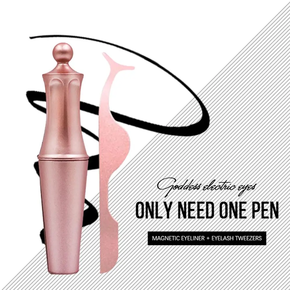 2 шт. женский Магнитный жидкий Пинцет для подводки глаз набор длительных