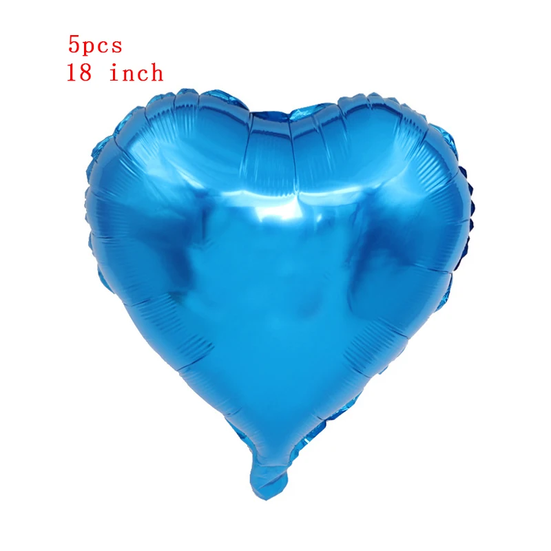 5pcs blue Heart Boss Детские тематические вечерние столовые приборы на день рождения Детская душевая тарелка и чашка для вечеринки napkinsBanner воздушные шары принадлежности украшения - Цвет: 5pcs blue Heart