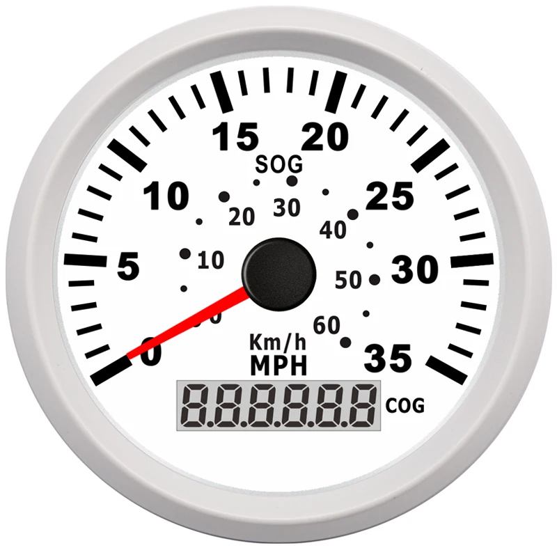 85 мм GPS Спидометр 35MPH 60 км/ч метр для лодки яхты судна с подсветкой и датчиком