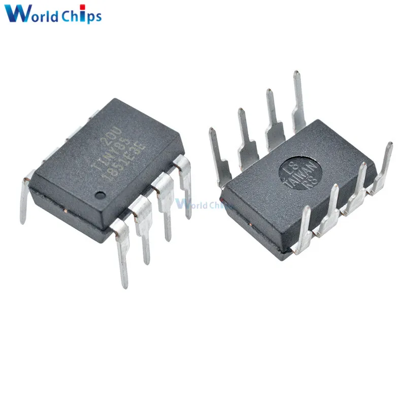 Микроконтроллер IC 1 шт./лот 8 бит ATTINY85 20 МГц пин в наличии|Интегральные схемы| |