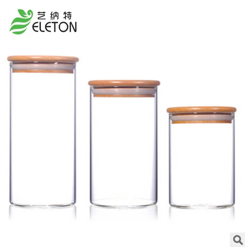 Стеклянные банки и крышки ELETON контейнер для хранения еды конфет чая