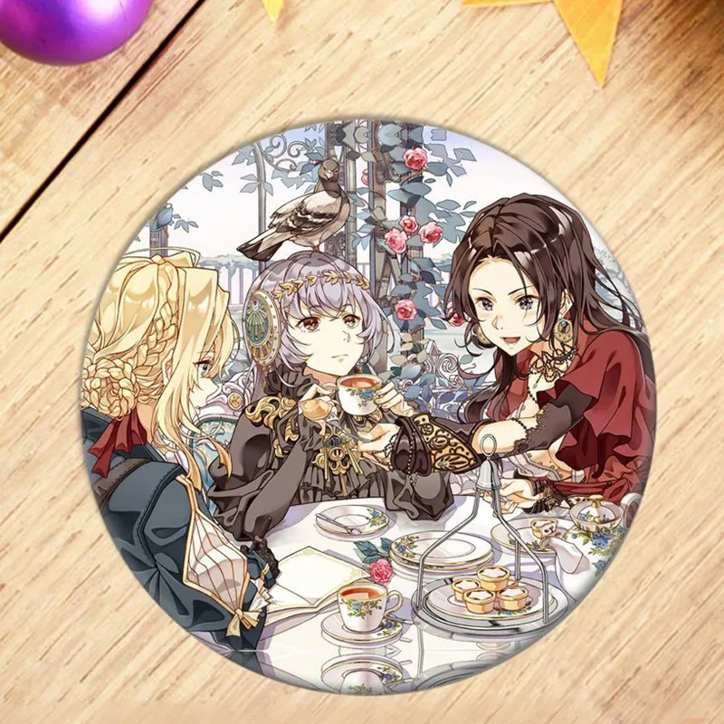 1pcs Hot Anime Violet Evergarden Cosplay Badge Cartoon Pretty Brooch Pins Collection bags Badges for Backpacks Button Clothes |