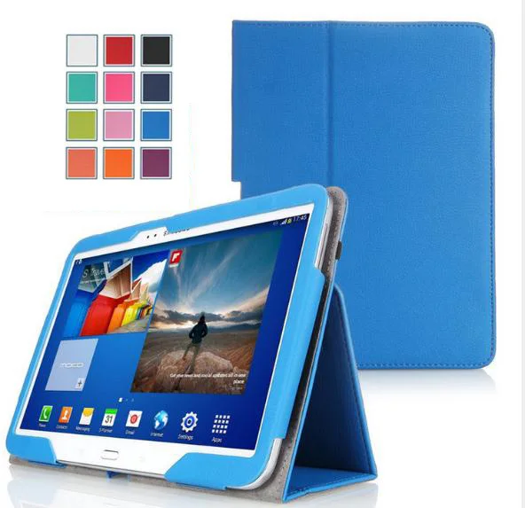 Защитный чехол из искусственной кожи для Samsung Galaxy Tab 3 10 1 дюймов P5200 P5220 P5210