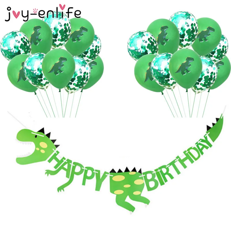 

Dinosaur Party Supplies Dinosaur Balloons Paper Garland for Kids Boy Birthday Party Decoration Dinosaur World Jungle Party Decor