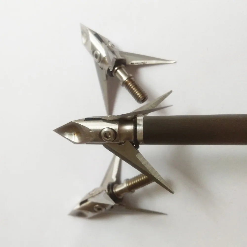 Наконечники стрелы для стрельбы из лука нержавеющей стали|broadheads 100 grains|hunting