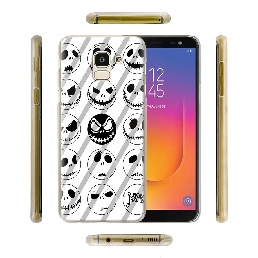 С принтом "Кошмар перед Рождеством" Хэллоуин чехол КРЫШКА ДЛЯ samsung Galaxy A30 A40 A50 A70 A6 A8 плюс A7 A9 M30 чехол для телефона Coque