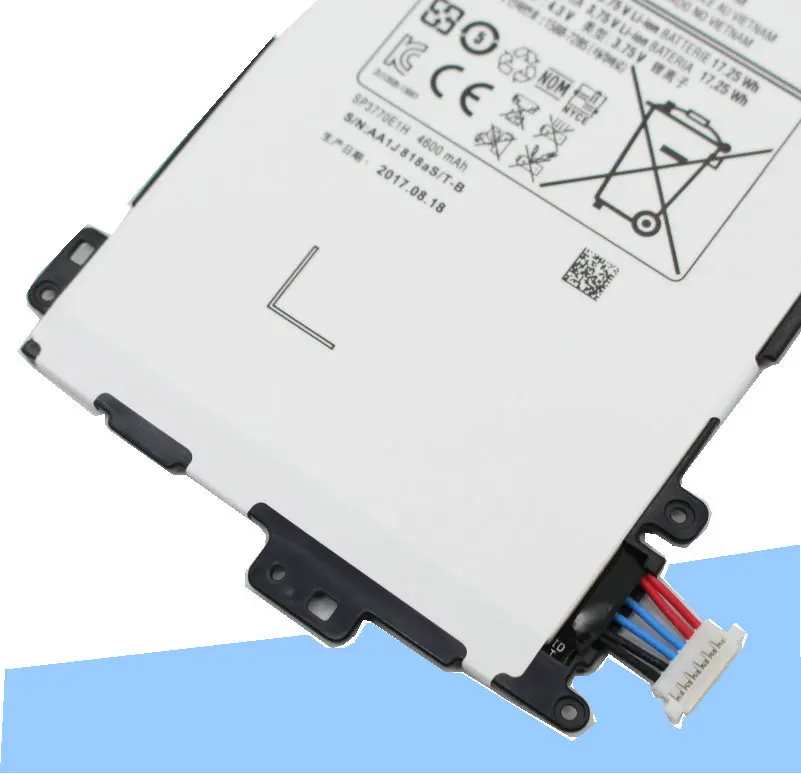 ISkyamS 1x4600 мА/ч SP3770E1H запасная батарея для Samsung Galaxy Note 8 0 3G с функцией GT N5100 N5110 N5120