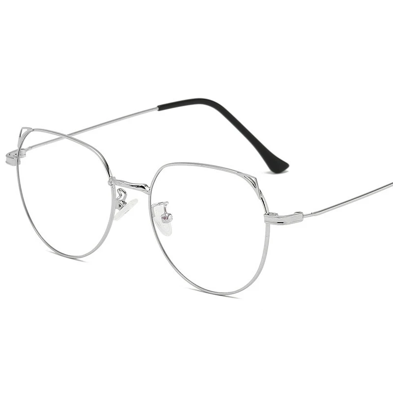 Big Frame Metal Women Prescription Glasses Vintage Transparent Myopia Spectacles Ultralight Optical Clear Reading Eyeglasses 618 |