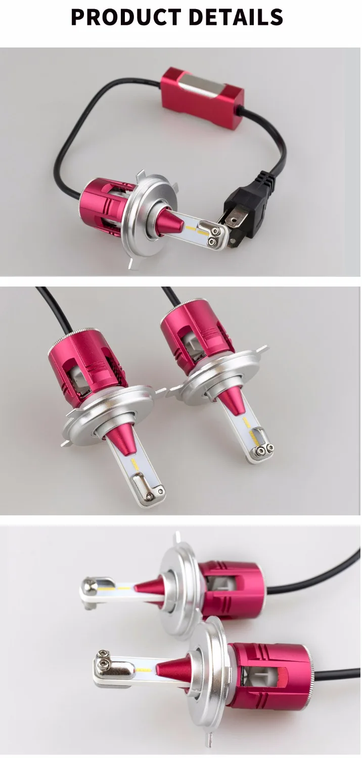 2 предмета 12V/24V автомобилей головной светильник H4 светодиодный H7 H1 H3 H11 H13 HB2 HB4 HB5 9004