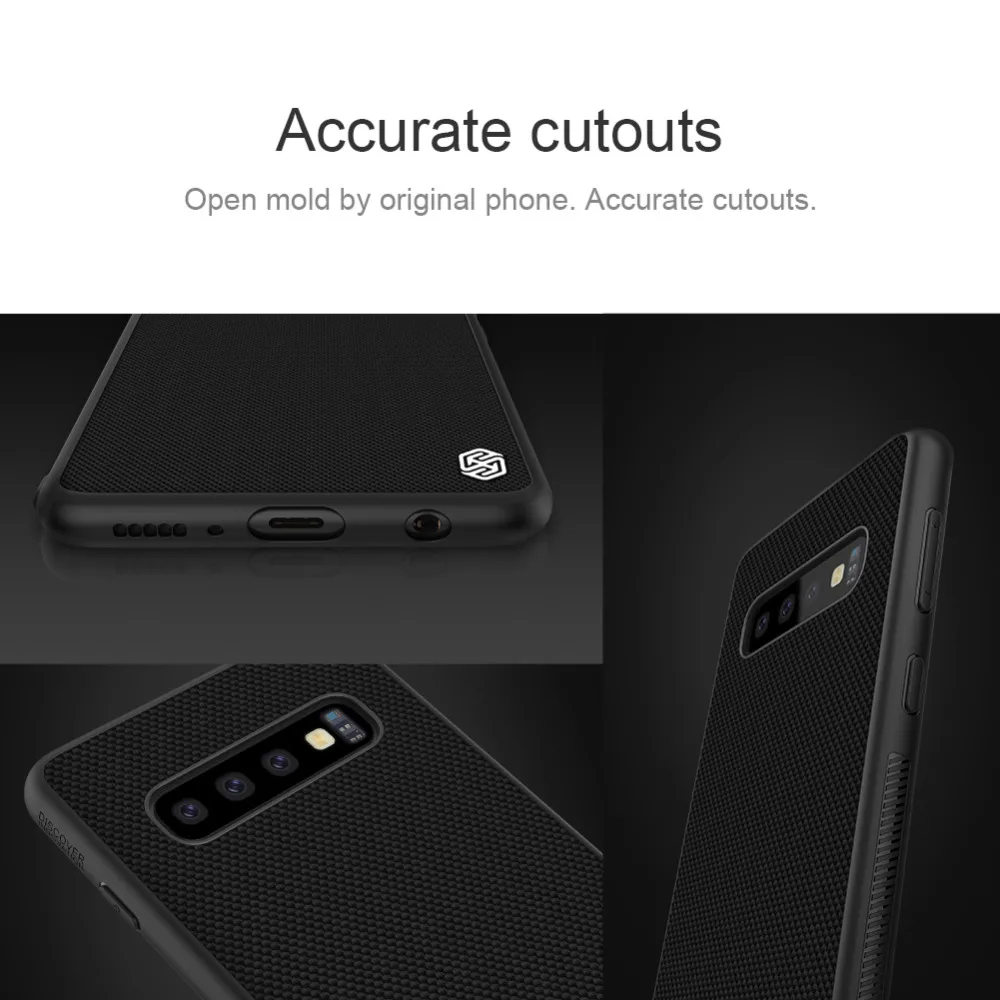 case for Samsung Galaxy S10 /S10 Plus NILLKIN Textured Nylon fiber back cover For samsung s10 phone non-slip | Мобильные телефоны и