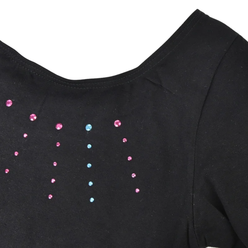 

Long-Sleeved Bright Black Body Suit Ballet Gym Clothes Dance Practice Clothes