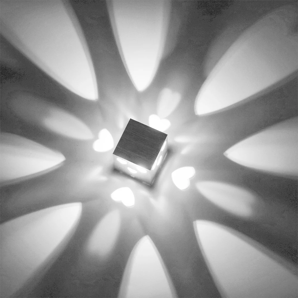 1 шт. светодиодный настенный светильник с сердечками 3 Вт|light sconce|led wall light sconceswall