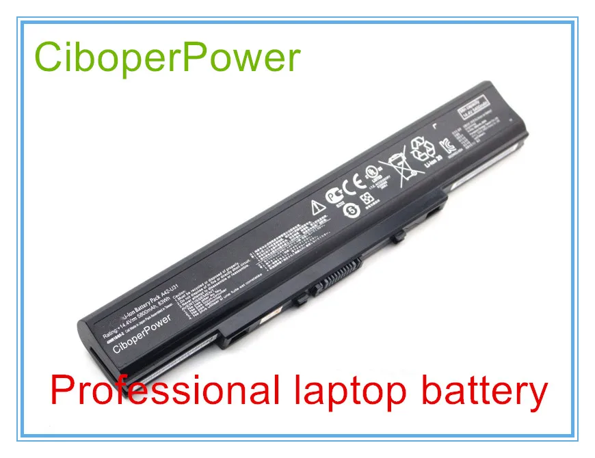Bateria Original para Bateria para U31 A32-u31 A42-u31 U41 P41 P31 Series Laptop 14.4 v 5800 Mah