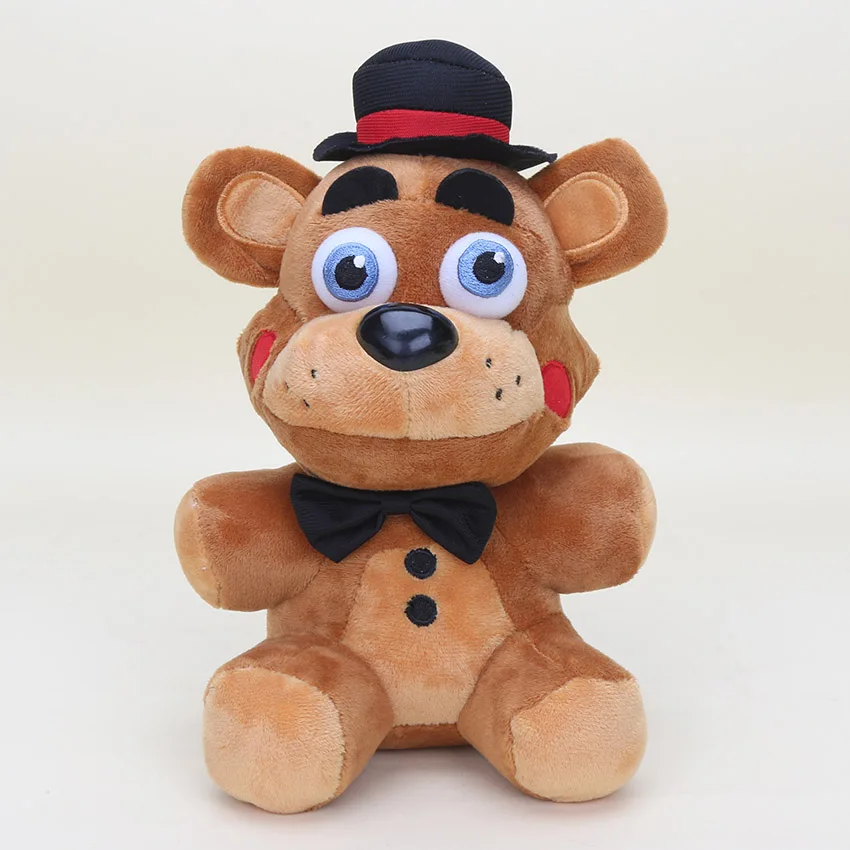 toy freddy 25cm 20-25 см Five Nights At Freddy's foxy Fazbear медведь Фредди Бонни и Чика кошмар Фредди FNAF мягкие игрушки Детские куклы подарок - Цвет: toy freddy 25cm