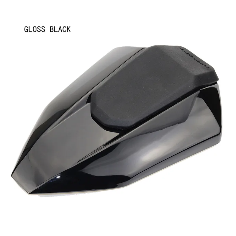 Gloss Black Черный Глянец Мотоцикл задний пассажирские сиденья на заднем сиденье хомут для Yamaha MT-07 MT07 FZ-07 FZ07-, 15, 16 лет - Цвет: Gloss Black
