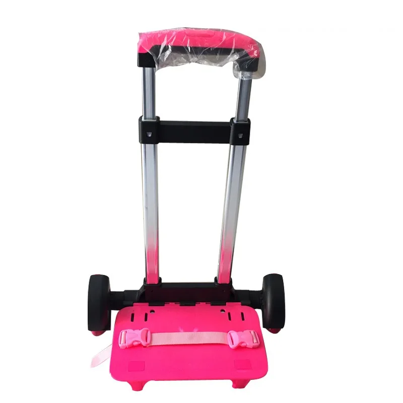Travel Accessories 3 Wheels &2 Wheels Rolling Cart Removable Trolley Kids Schoolbag Luggage Carts For Girls And Boys
