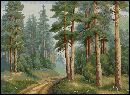 Высокое качество Лидер продаж красивый комплект для вышивки крестиком сосновые