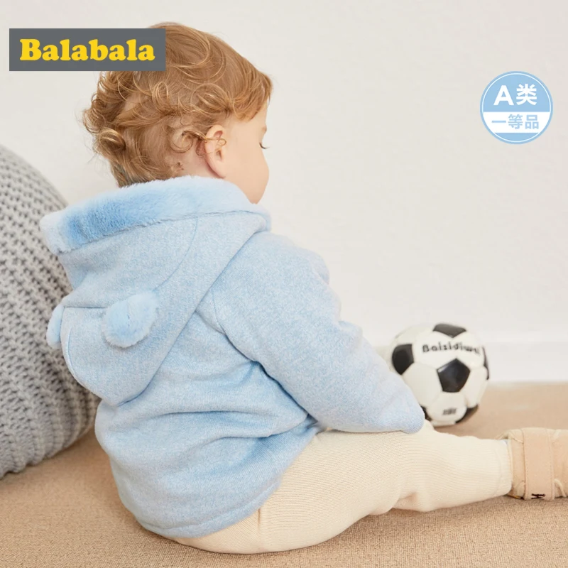 Balabala/куртка с капюшоном на подкладке из 100% хлопка для маленьких мальчиков и