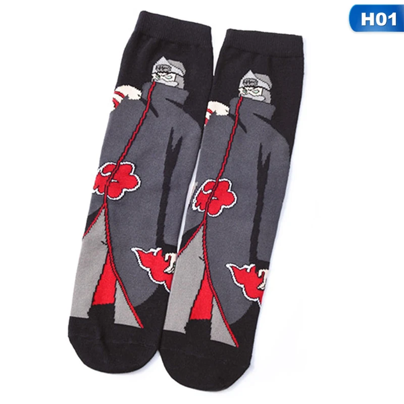 SK1197H01 Наруто Uzumaki Naruto Uchiha Sasuke, носки для косплея, реквизит, носки, аниме Pein, весна-осень, носки для женщин, мужчин, Детские вечерние, подарки - Цвет: SK1197H01
