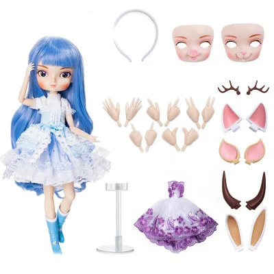 DIY подвижная и подходящая 35 см 1/6 Bjd Sd Bbgirl кукла игрушки детские шарниры куклы для