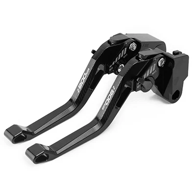 black New 1 pair Adjustable CNC motorcycle Clutch Brake Levers For Kawasaki Z900RS Z900 RS Handle - Цвет: black