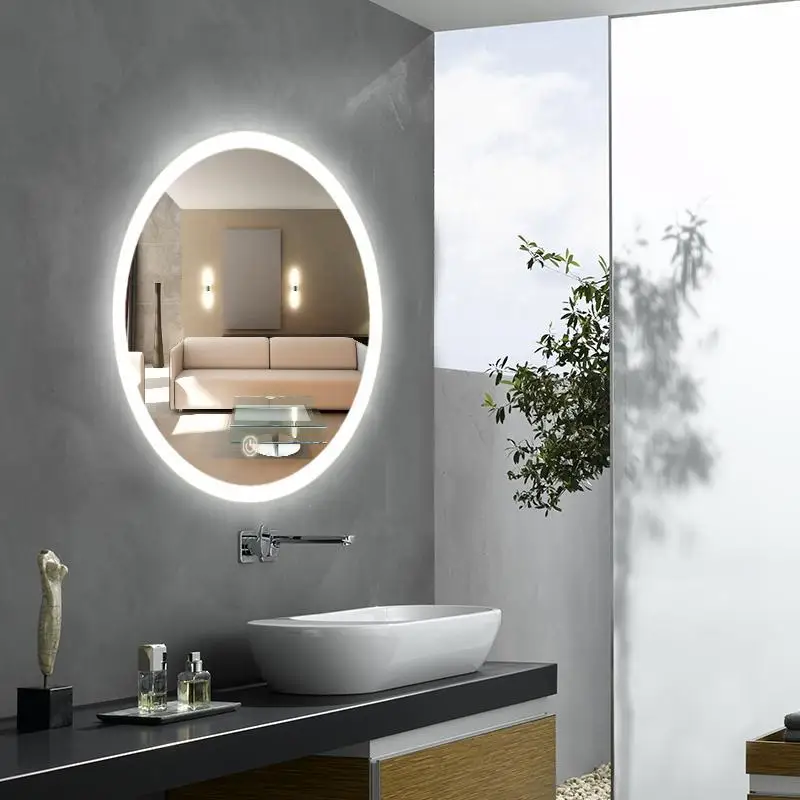Круглое зеркало для макияжа светодиодный настенный светильник свадьбы