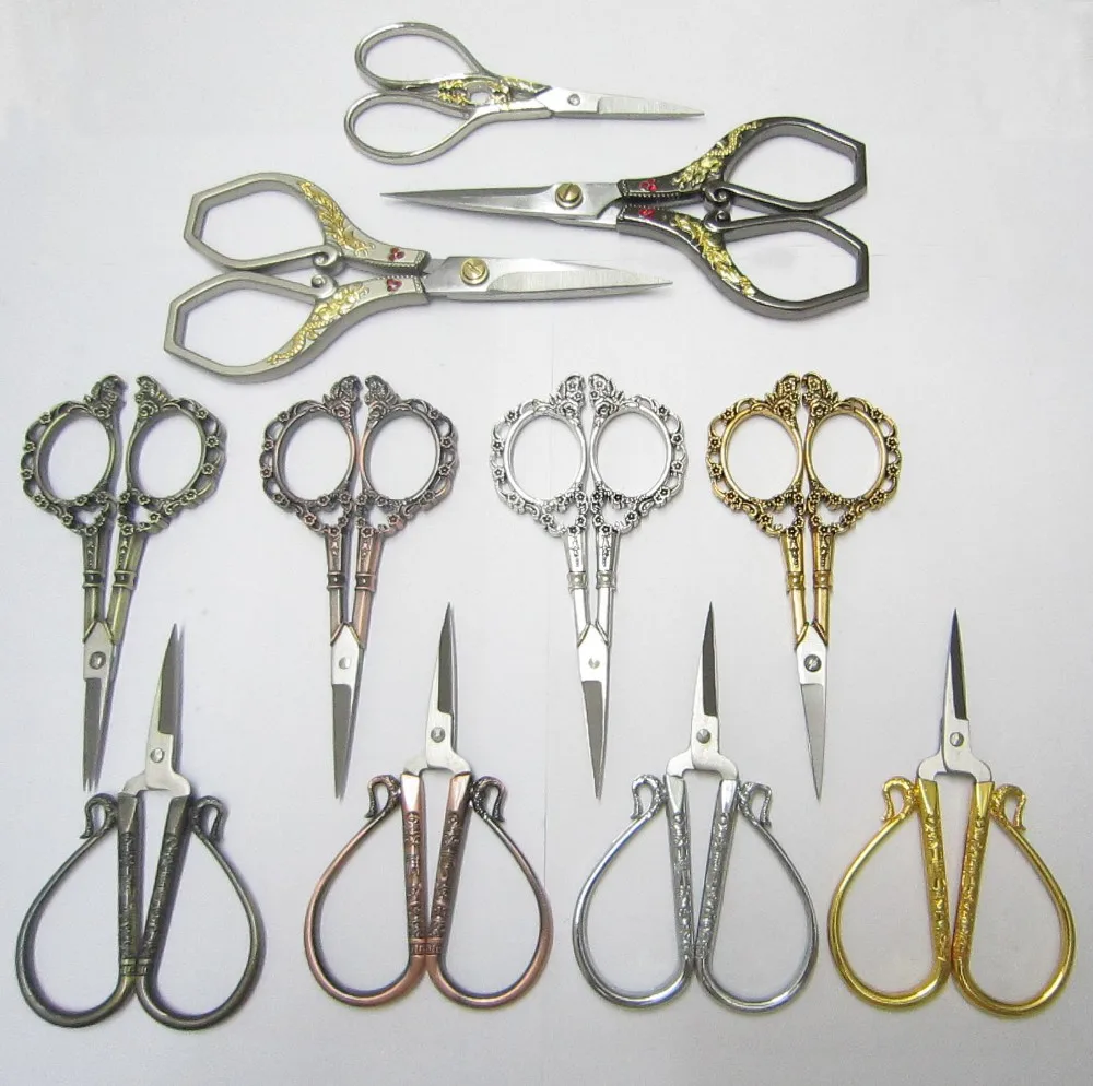 ZAKKA scissor ручная вышивка ткань вышивка крестиком Европейский ретро классический, винтажный, старинный ремесло шитье портной DIY Cut Art