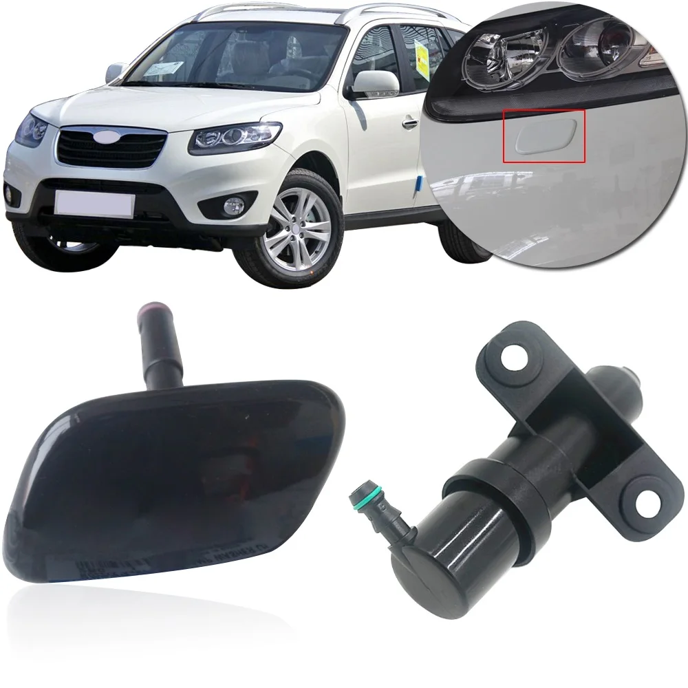 CAPQX для Hyundai Santa Fe Santafe 2 4 2009 2010 2011 передняя фара сопла & крышки струйный распыляющий