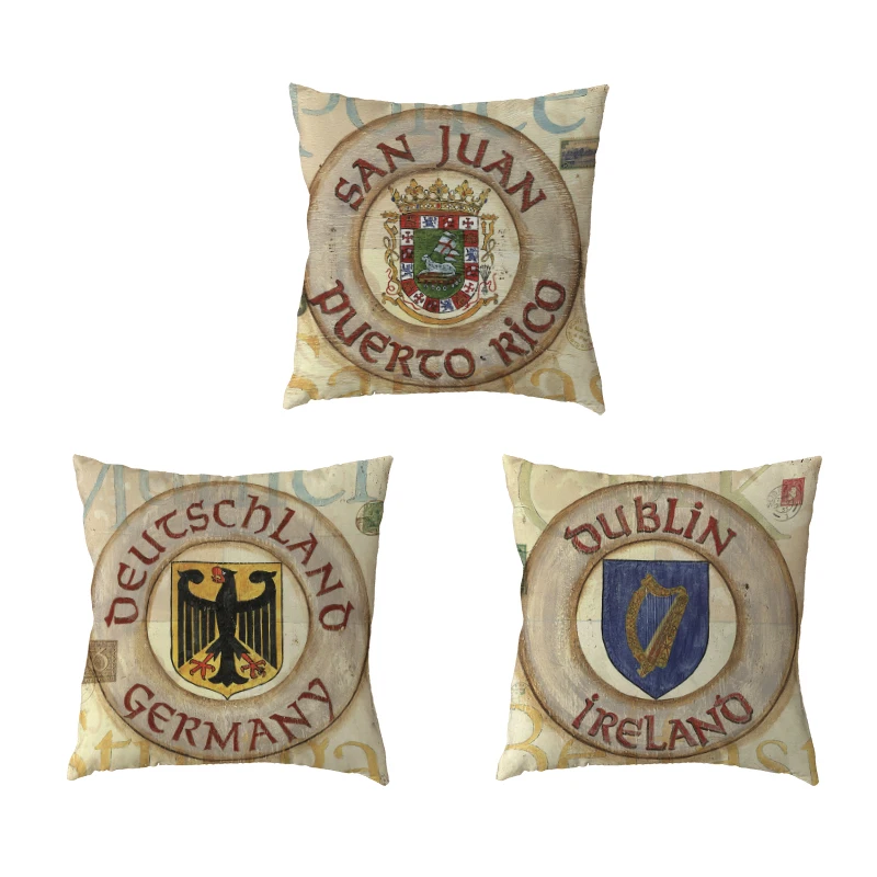 Горячая Распродажа Париж Франция Германия Ирландия логотип белые чехлы на