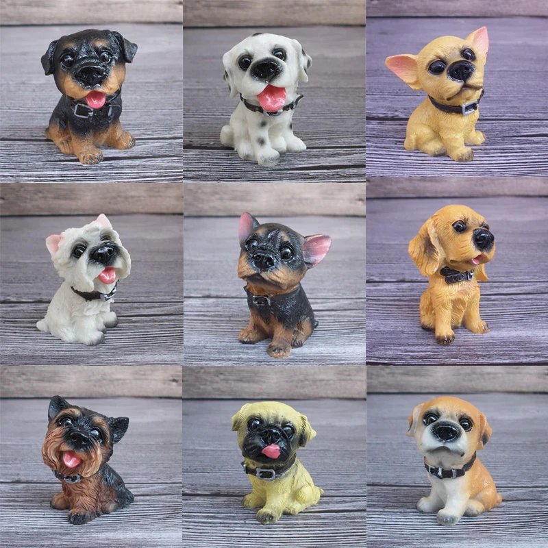 12 шт. декоративные фигурки животных в виде собаки | Дом и сад