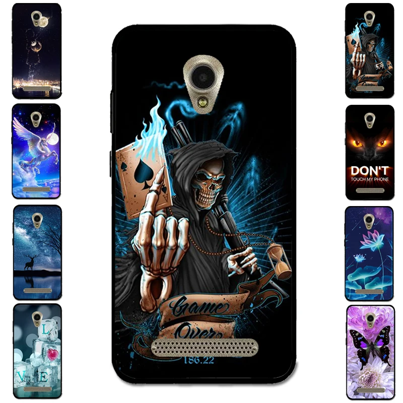 Чехол для Prestigio Wize YA3 PSP3416 Don't Touch My phone Animal Gold Eyes чехол Y3 PSP3406DUO|Бамперы| |