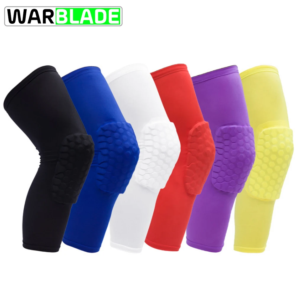 

1 pc Honeycomb Sports Safety Tapes volleyball Basketball Kneepad Compression Socks Knee Wraps Brace Protection Knee Pad WBL