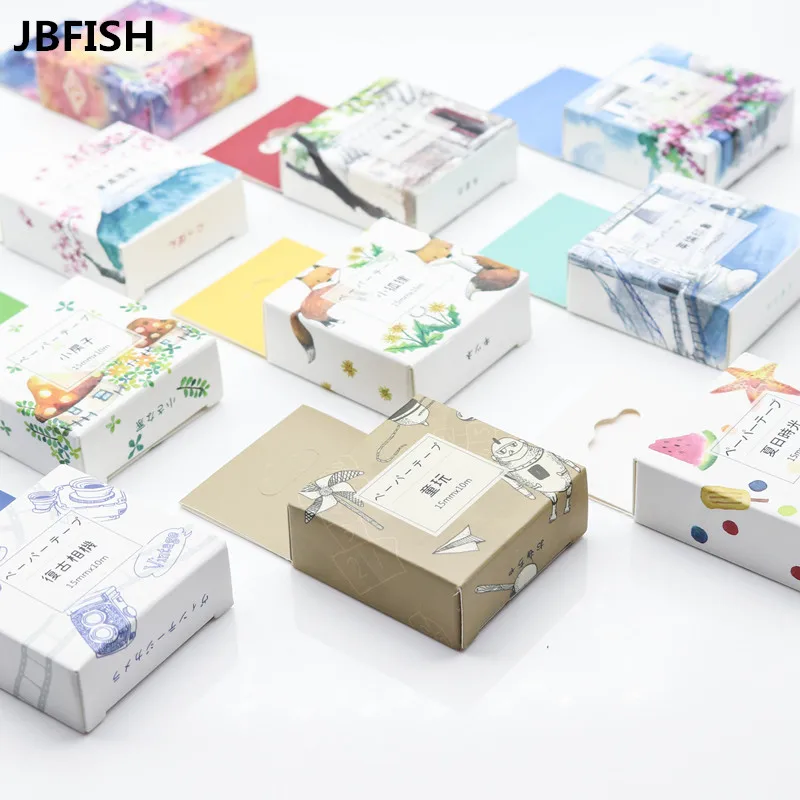 Японская Васи-лента JBFISH декоративная бумажная Маскировочная наклейка для