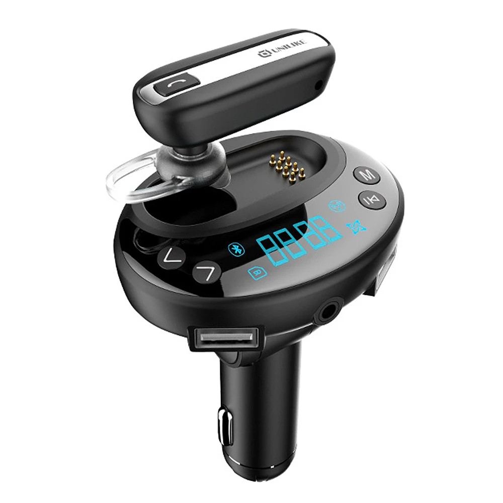 Lonleap устройство для автомобиля с двумя портами USB Bluetooth громкой связи AUX MP3 плеер FM