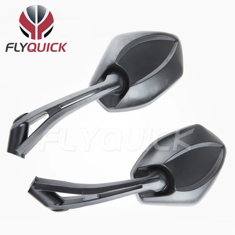 FLYQUICK Прямая с фабрики черный Универсальный мотоцикл заднего Вернуться Зеркало для спорта велосипед Байк скутер Улица велосипед