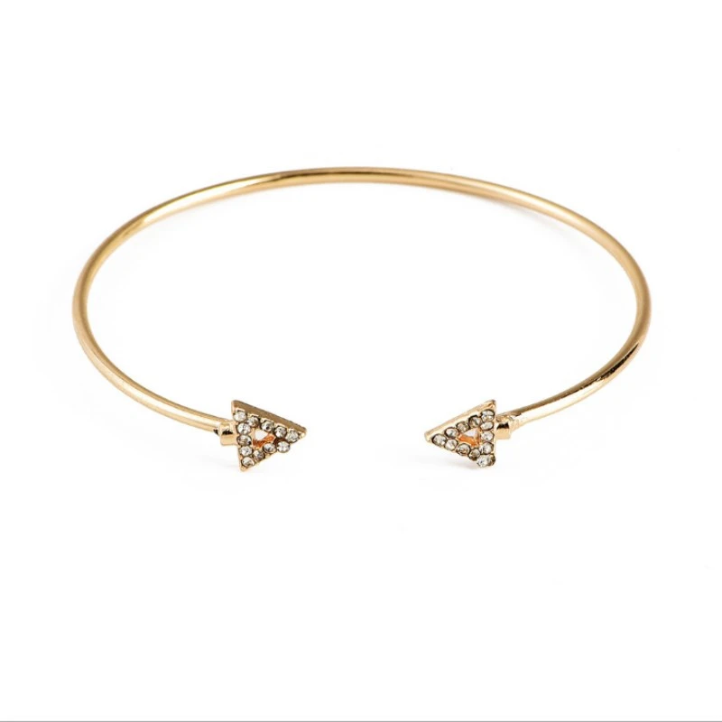 2019 New Fashion Bracelet Adjustable Vintage Cactus Lady Letter Triangle Style Open Temperament Gold Jewelry Gift | Украшения и