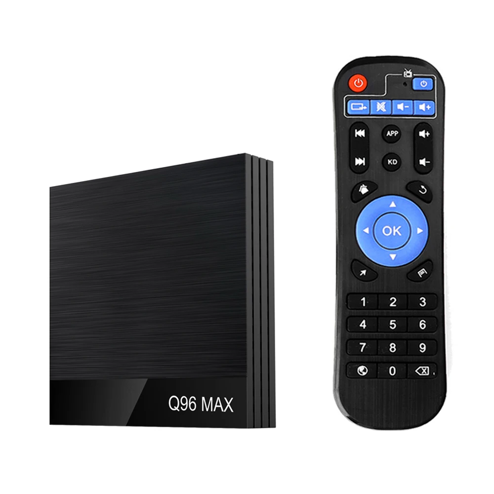 ТВ приставка Q96 MAX на Android 9 0 Allwinner H6 4K медиаплеер HDR 6K декодирование 4 ГБ/32 ГБ 2 4G WiFi 100