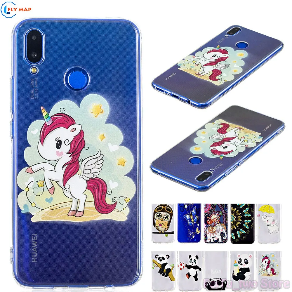 Transparent TPU Case For Huawei Nova 3i INE-TL00 INE-LX2 Shell Bag P Smart Plus INE-LX1 INE-L21 Smart+ Phone Cover |