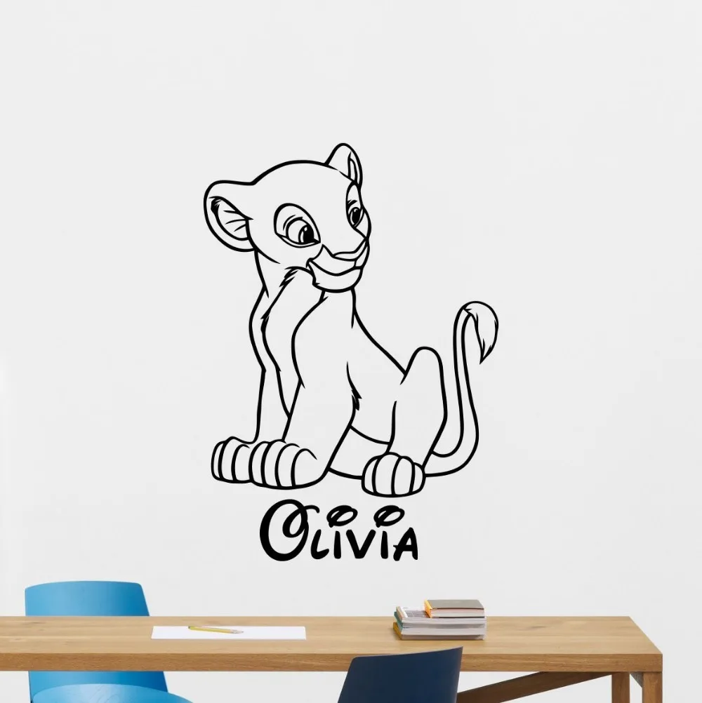 Настенные стикеры Nala наклейки на стену Декор для дома девочек спальни|bedroom decor|home