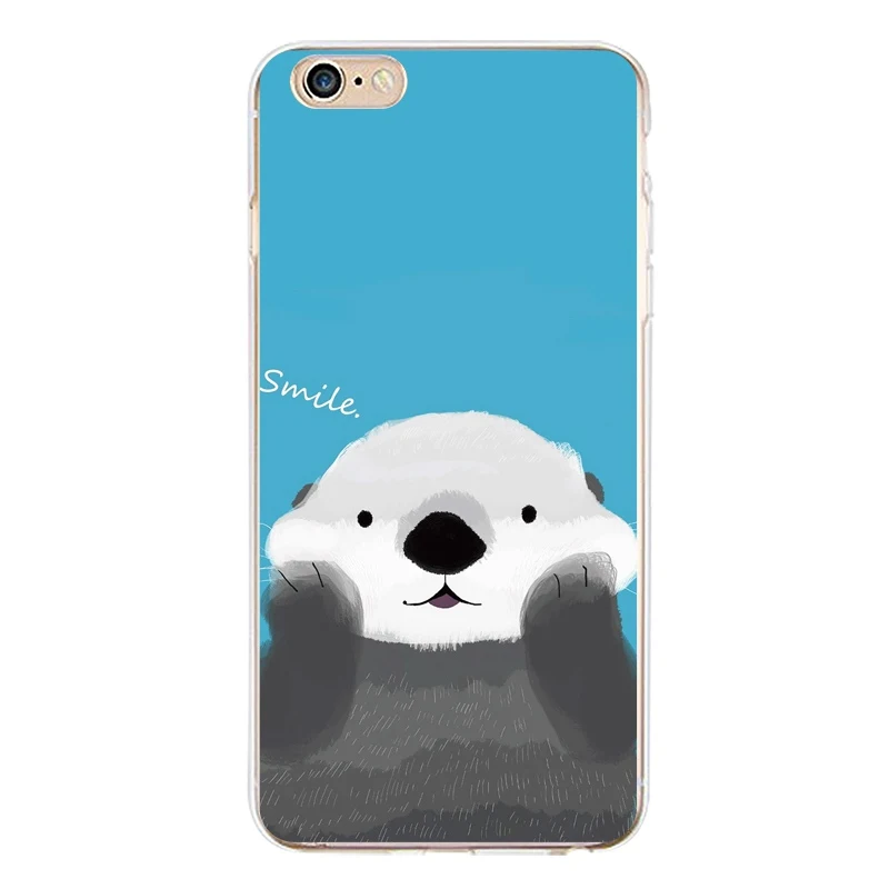 Мягкий прозрачный чехол с медведем из ТПУ для iPhone 4/4S 5 5S 6 6plus 7 8plus x принтом Микки