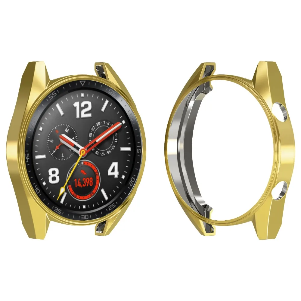Мягкий защитный чехол из ТПУ для huawei Watch GT, защитный чехол, тонкая рамка для часов, чехол с защитой от царапин для huawei GT Watch