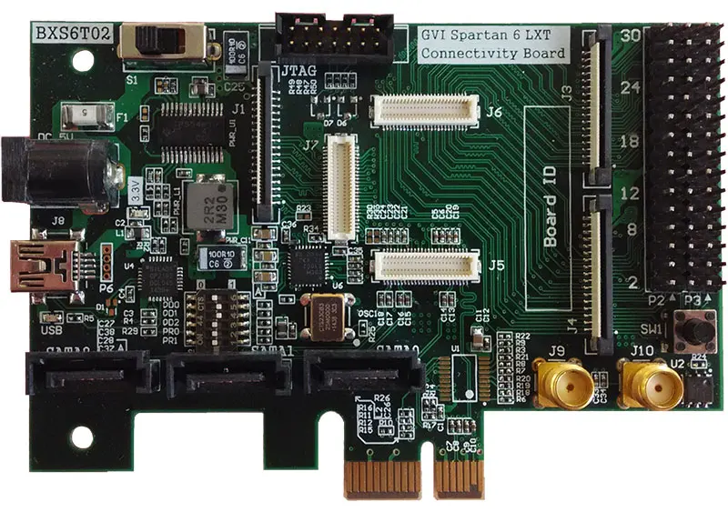 

Spartan 6 XC6SLX45T, Xilinx, PCIe, SATA II