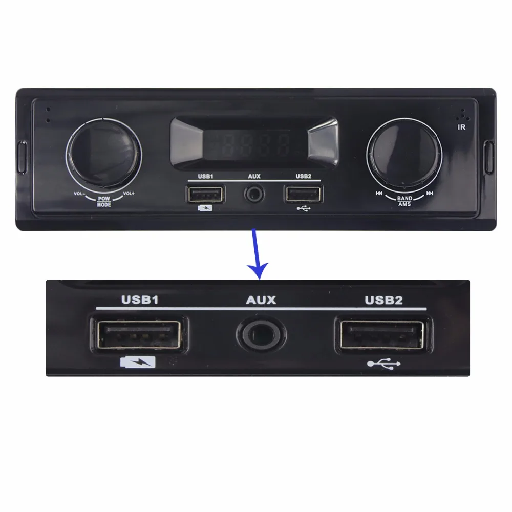 Радио автомобиля 1 Дин радио estereo para Авто ото teypleri mp3 плеер Авторадио usb aux in араба