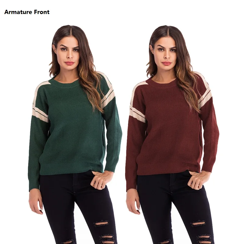 women sweater streetwear Leisure fashion vetement femme 2018 autumn winter computer knitted o-neck Keep warm Slim-type | Женская одежда