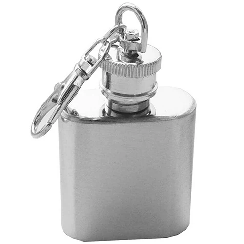 

Wholesale 1 oz Mini Pocket Stainless Steel Wine Bottle Whiskey Liquor Hip Flask Screw Cap 7KFD